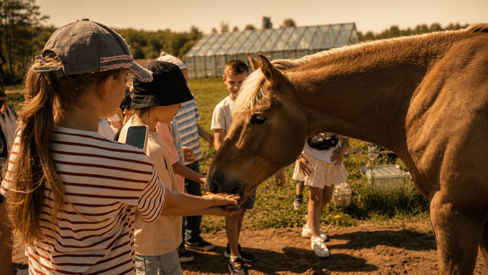 Фотогалерея конных прогулок на ферме Лукино